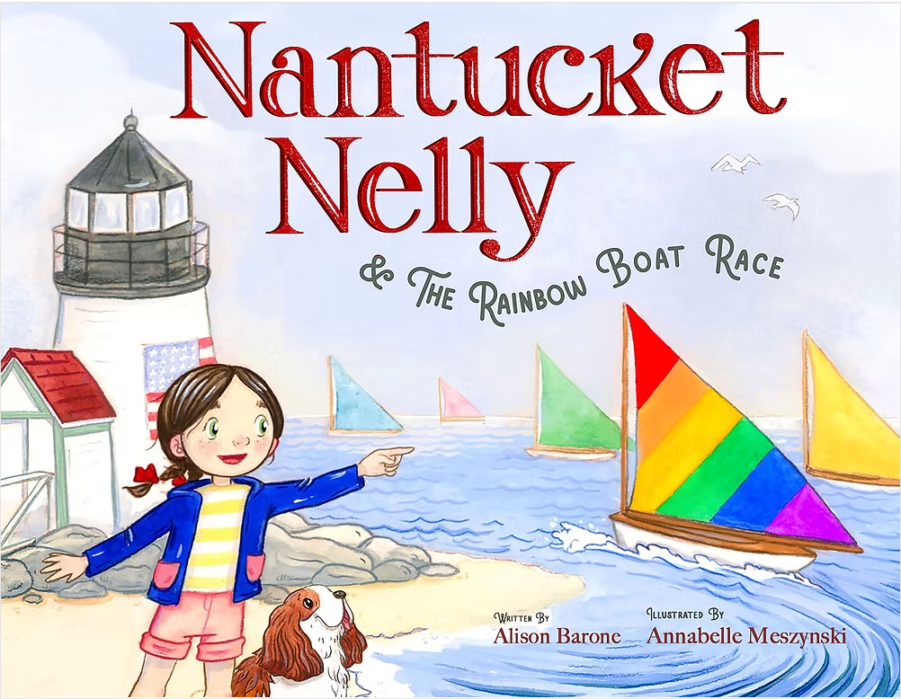 Nantucket Nelly & The Rainbow Boat Race Hardcover Children's Book