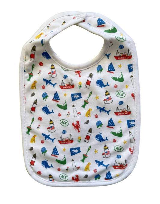Nantucket Bound Baby Bib