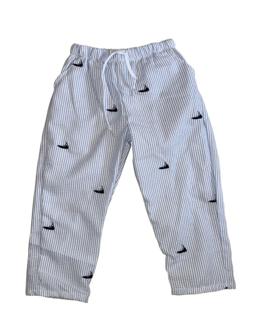 Light Blue Seersucker Pants with Nantucket