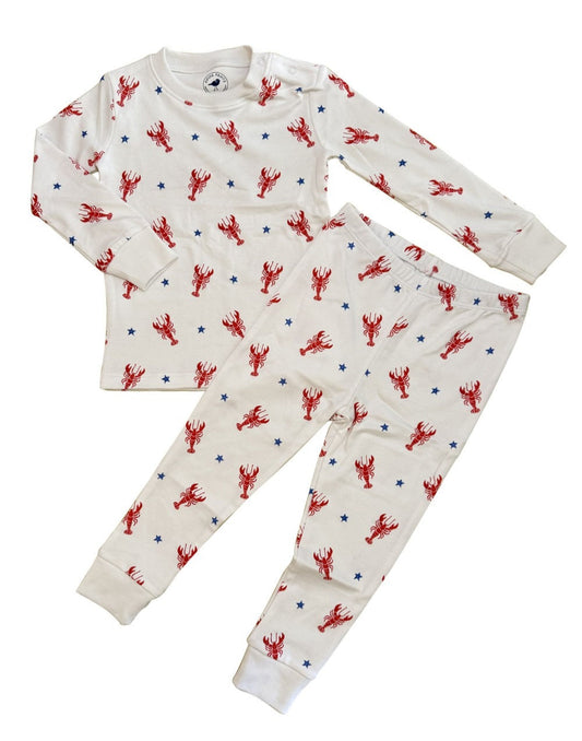 Lobster + Stars Pajama Set