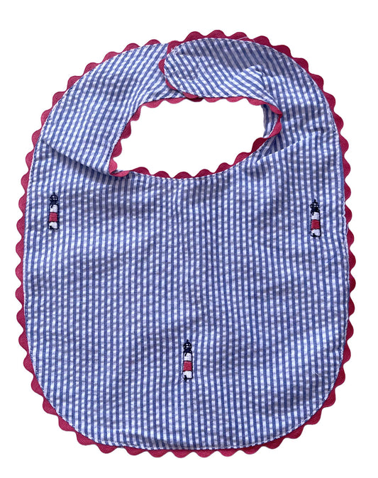 Blue with Lighthouse Bib