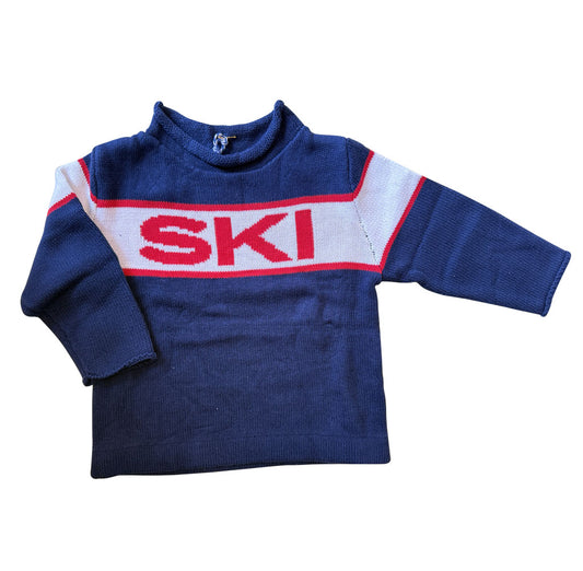 Navy Rollneck SKI Sweater