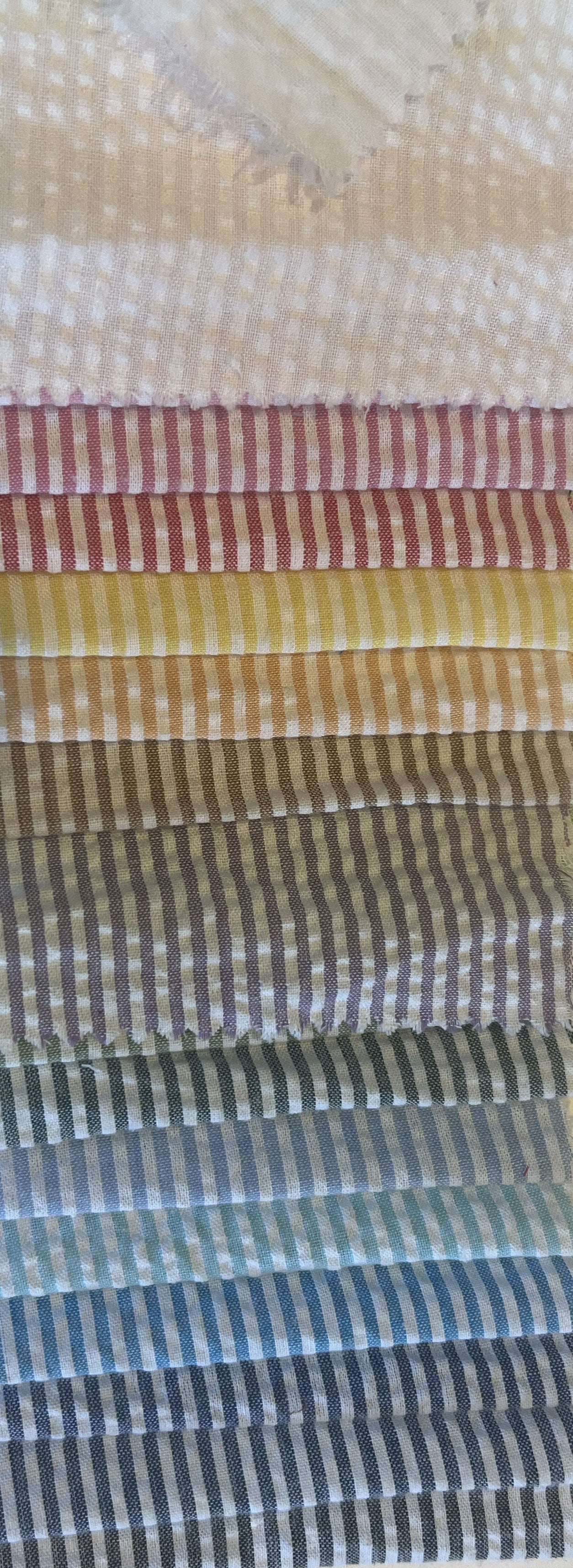 Custom Embroidered Seersucker Logo Baby Bucket Hats